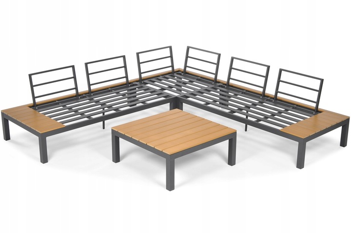 Zestaw ogrodowy BALI narożnik stolik taras ogród patio rogówka wypoczynek Producent eDomator