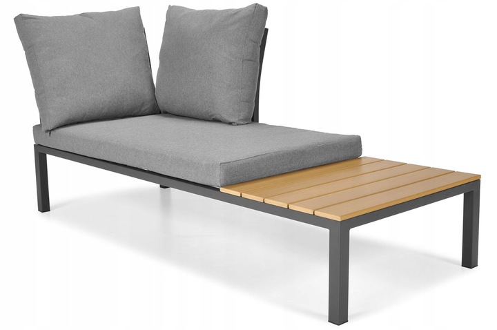 Narożnik ogrodowy uniwersalny LAGOS modułowy Kolor szary