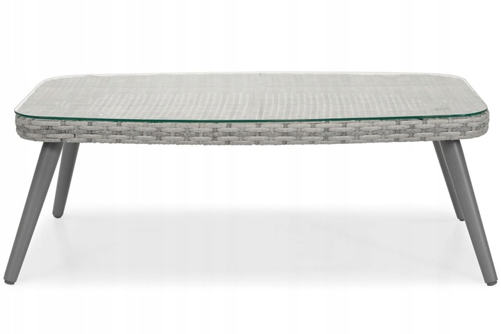 Komplet ogrodowy kawowy z technorattanu MOKKA Materiał dominujący technorattan