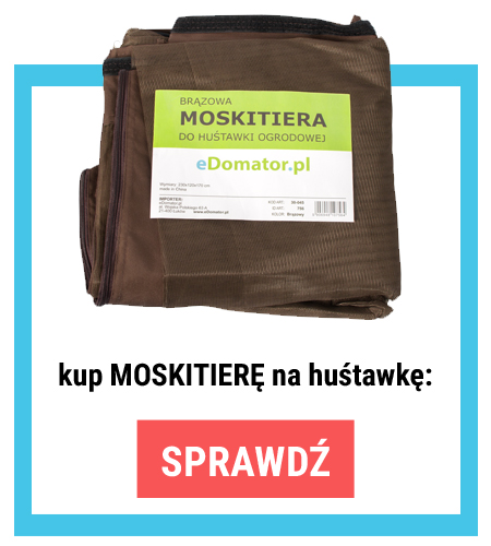 moskitiera na huśtawkę