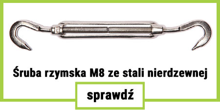 śruba rzymska M8