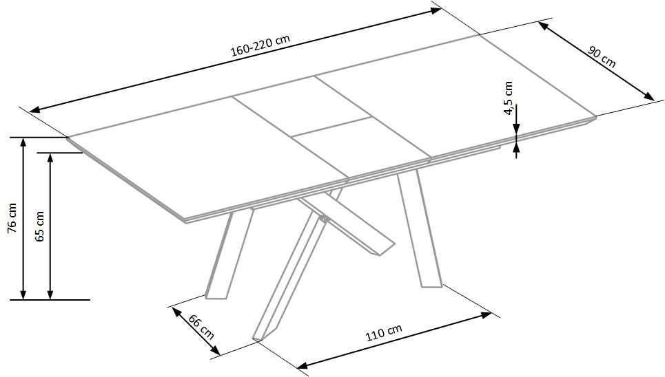 stół loftowy rozkładany