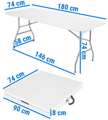 stół cateringowy składany 180 cm