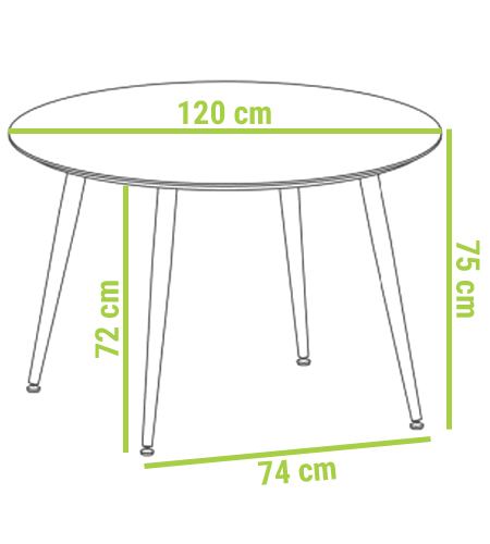 stół prostokątny