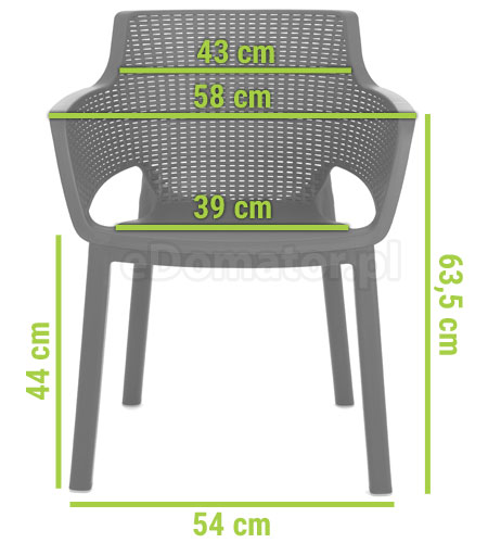 krzesło plastikowe EVA keter