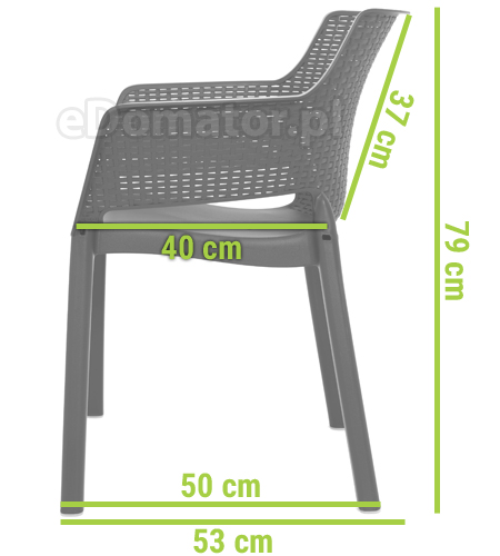 krzesło ogrodowe plastikowe EVA keter