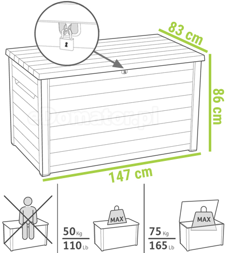 skrzynia ogrodowa Ontario keter