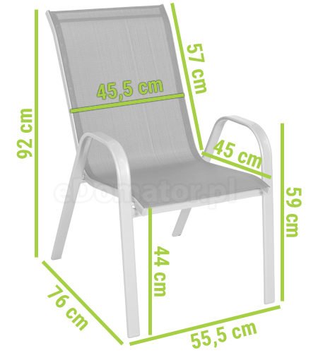 krzesło ogrodowe fotelowe Porto