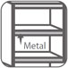 metalowe wzmocnienia półek
