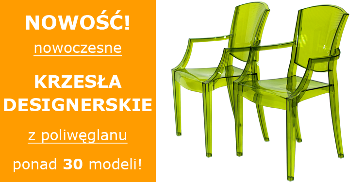 NOWOŚĆ - krzesła designerskie!