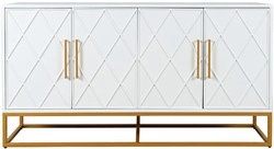 Biała komoda do salonu Avola 152x81 cm