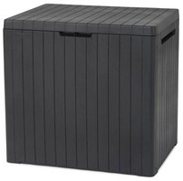 Mała skrzynia balkonowa City Box 113 l - grafitowa
