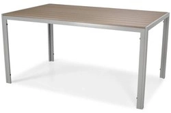 OUTLET - Stół 150 cm ogrodowy MODENA - srebrny