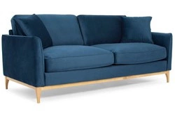 Nowoczesna sofa trzyosobowa LIVERPOOL III - granatowa