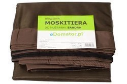 Moskitiera ochronna do huśtawki SANDRA - brązowa