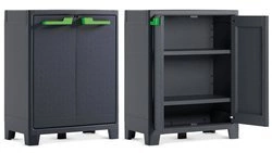 Wodoszczelna szafka stojąca KETER KIS MOBY low - grafit