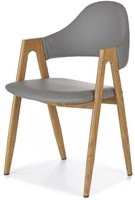 Nowoczesne krzesło loft eco skóra K247 - szary