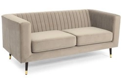 Sofa dwuosobowa mała kanapa OXFORD II - beżowa