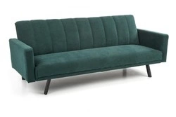 Nowoczesna sofa ARMANDO z funkcją spania - ciemny zielony