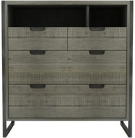 Drewniana komoda w stylu loft Flow 100x105 cm 