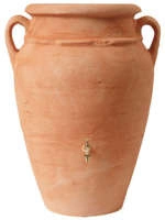 Zbiornik na deszczówkę z donicą AMFORA 250L - terakota