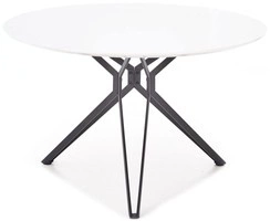 Stół okrągły 120 cm metalowe nogi PIXEL - biały (2p=1szt)