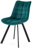 Nowoczesne krzesło do jadalni K332 - turkusowy