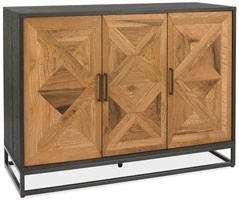 Industrialna komoda dębowa Indus 117x87 cm