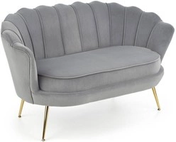 Wypoczynkowa sofa dwuosobowa MUSZLA AMORINITO XL - szary