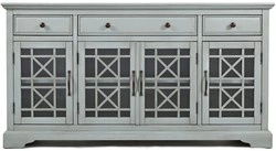 Komoda miętowa ze szprosami Avola 153x82 cm