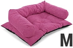 Legowisko dla psa 80x70 cm DOG M - fuksja