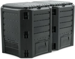 Kompostownik 2-komorowy 800l MODULE COMPOGREEN - czarny