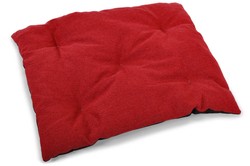 Duża poduszka legowisko dla psa 75x65 cm  - czerwona