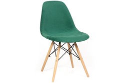 OUTLET - Krzesło tapicerowane VIOLET - ciemnozielone