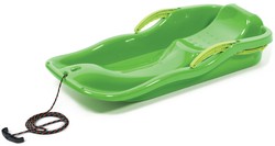 Sanki z hamulcem plastikowe RACE - zielony