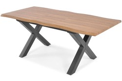 Stół do jadalni rozkładany NORDEN 145-185 cm  - brązowy